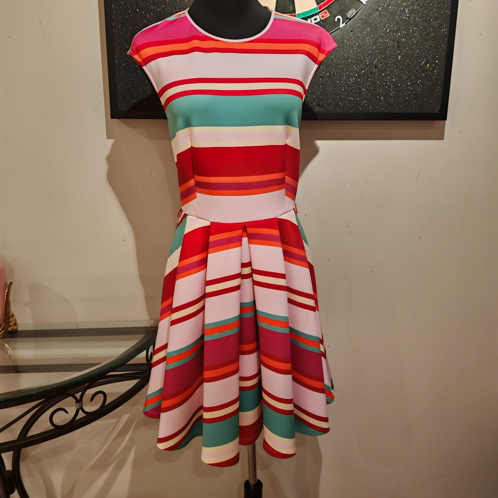 Ted Baker Pier Stripe Skater Dress - Picture 7 of 17